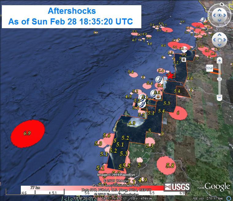 Sismos en Chile 2