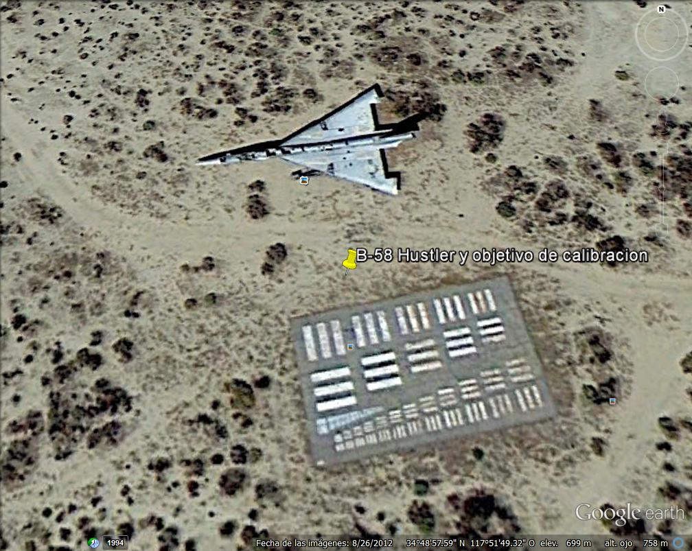 B58 Hustler y un objetivo de fotocalibración - AFB Edwards 1 - B-2 Spirit a remolque en Whiteman (USA) 🗺️ Foro Belico y Militar