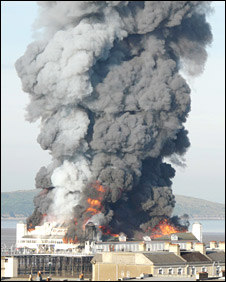 Incendio en balneario 0