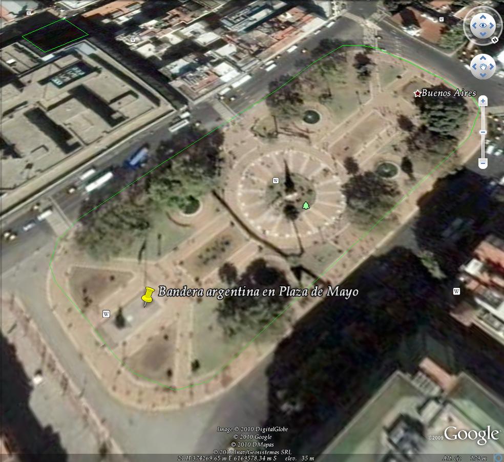 Bandera de la Plaza de Mayo, Buenos Aires 1 - Plazas con Banderas 🗺️ Foro General de Google Earth