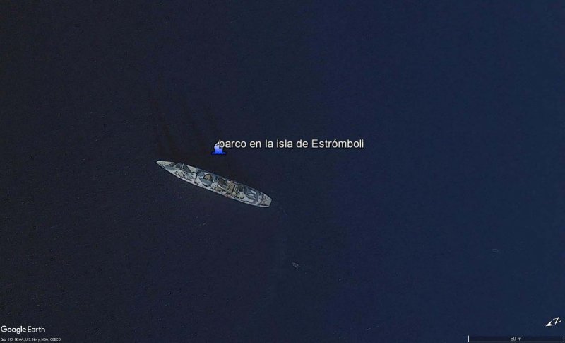 Barco Hundido isla de Estrómboli (Stromboli) Italia 🗺️ Foro General de Google Earth