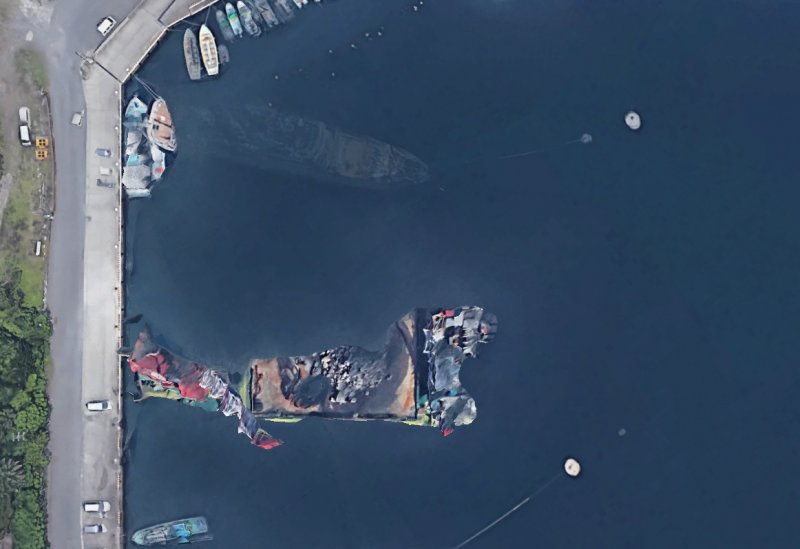 Barco hundido en Cabo Haitiano 🗺️ Foro General de Google Earth