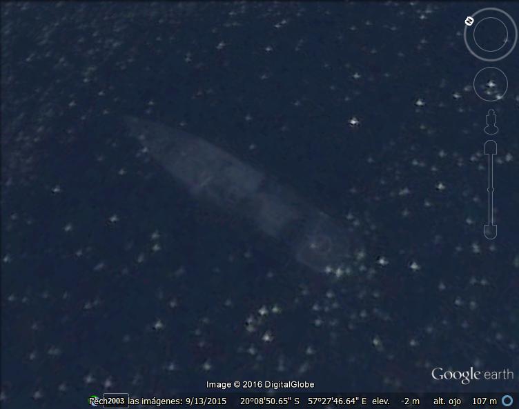 Barco Hundido - Mauricio 1 - Hundimiento del Mara Hope - Fortaleza - Brasil 🗺️ Foro General de Google Earth