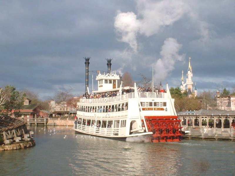 Mark Twain Riverboat - Disney - Barcos Rueda de Paleta o Vapor de ruedas