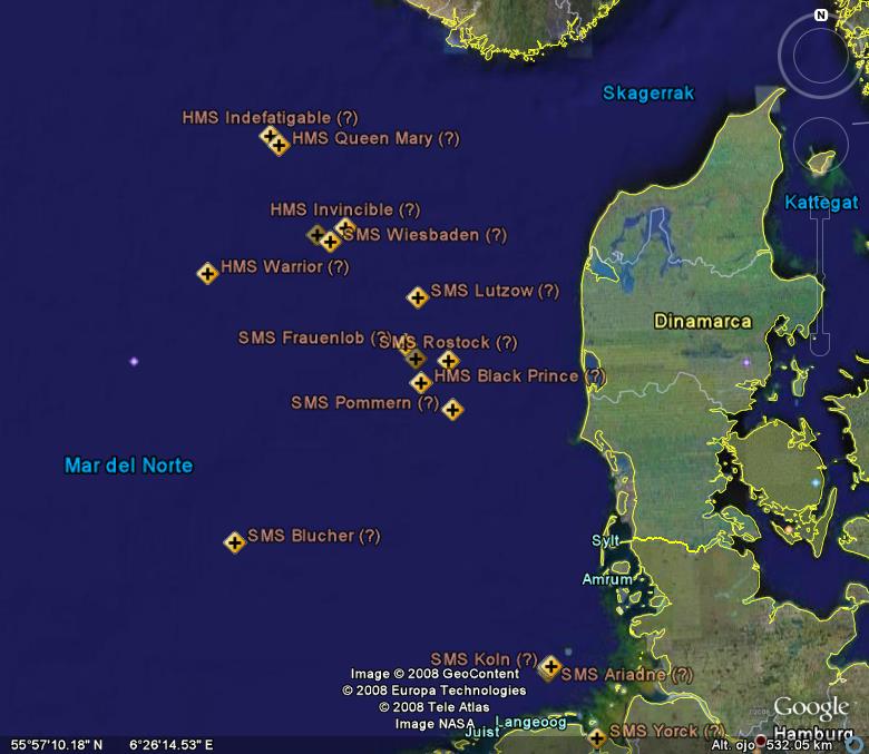 Barcos Hundidos en la I Guerra Mundial