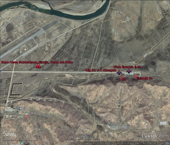 Base aérea subterránea, Sinuiju, Corea del Norte 0