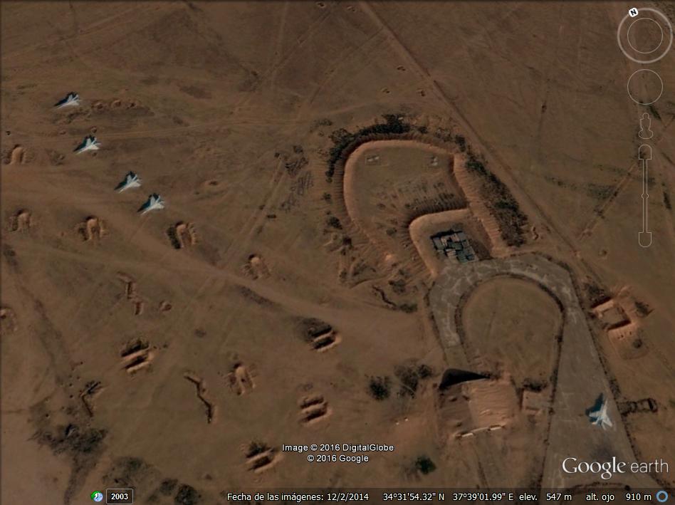 Bunkeres en Base aerea de Tiya - Siria 1 - Bunkeres en Shahbaz PAFB Jacobabad, Pakistan 🗺️ Foro Belico y Militar