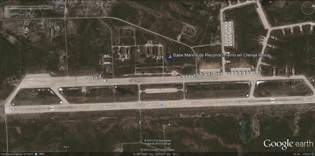 Olenya Rusia, Base Aerea 0 - Bunkeres para Aviones de Guerra