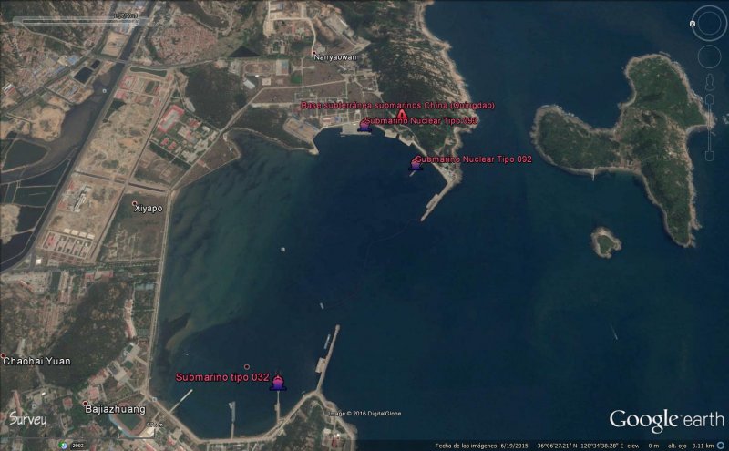 Base secreta subterránea de submarinos - Quingdao (China) 1 - Bunker Suizo de los Bytes 🗺️ Foro Belico y Militar