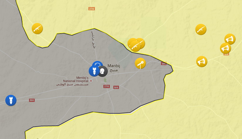 Batalla de Manbiy o Manbij 0 - Guerra Civil de Siria