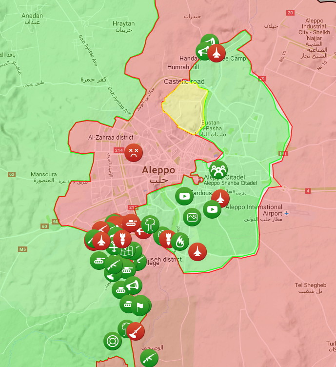 Batalla en el sur de Alepo: 