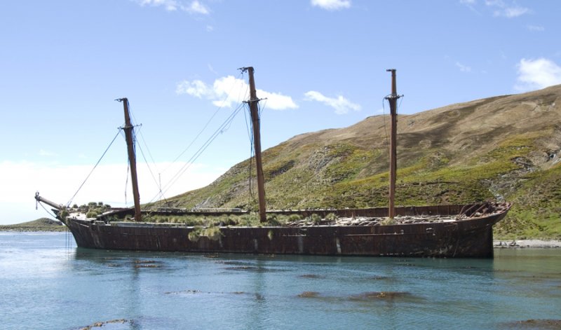 Lugar de hundimiento del Bayard, Georgia del Sur 1 - Barcos Hundidos y Naufragios