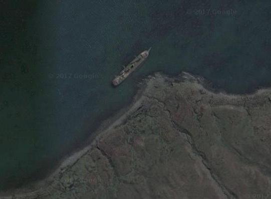 Lugar de hundimiento del Bayard, Georgia del Sur 0 - BARCO BRASILEÑO ALINE RAMOS, HUndido en Tutoia 🗺️ Foro General de Google Earth