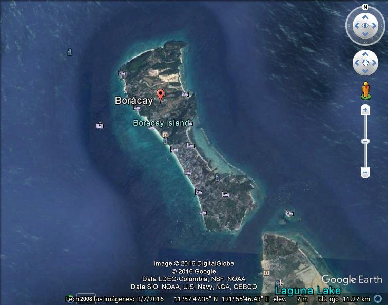 Playa de White Beach, Boracay, Visayas, Filipinas 1 - Isla Saona - República Dominicana 🗺️ Foro Google Earth para Viajar