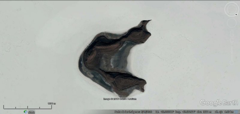 Cabeza de Urraca en el desierto 1 - Hoja de parra en Google Earth 🗺️ Foros de Google Earth y Maps