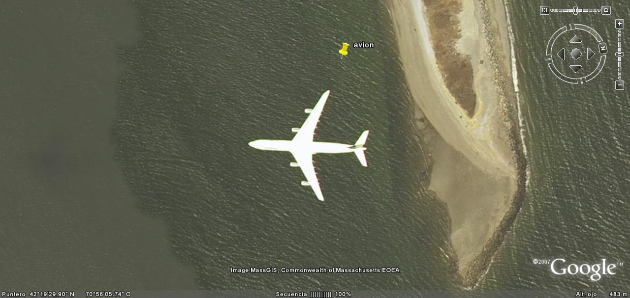 Avion aterrizando 🗺️ Foro General de Google Earth 1