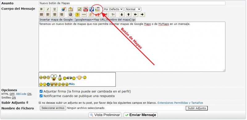 Inserción de Mapas en el foro, diarios, tips, etc - Tutoriales y Modo de Uso del Foro