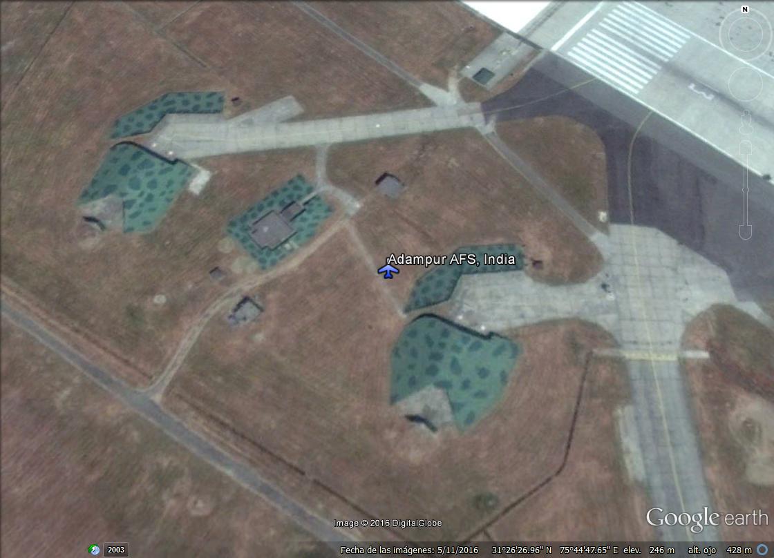 Bunkeres en Adampur AFS, India 0 - Bunkeres para aviones en Ouargla - Argelia 🗺️ Foro Belico y Militar