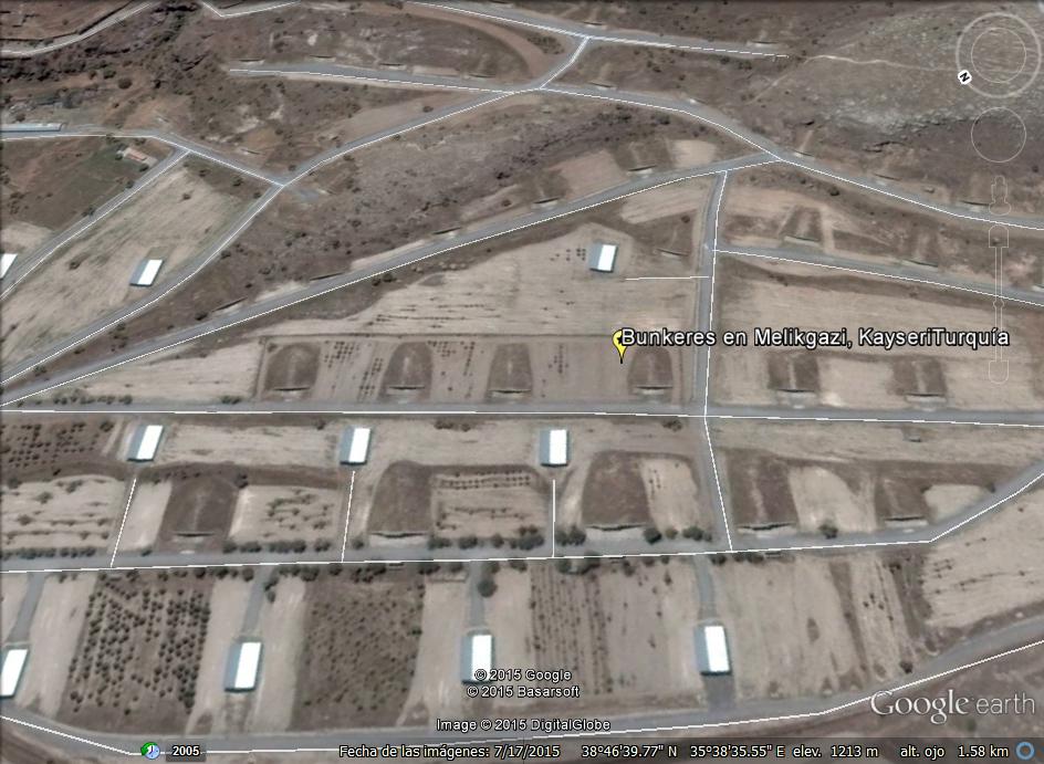 Bunkeres en Melikgazi, Kayseri Turquía 1 - Abbotsbury Cubos antitanque Chesil Beach 🗺️ Foro Belico y Militar