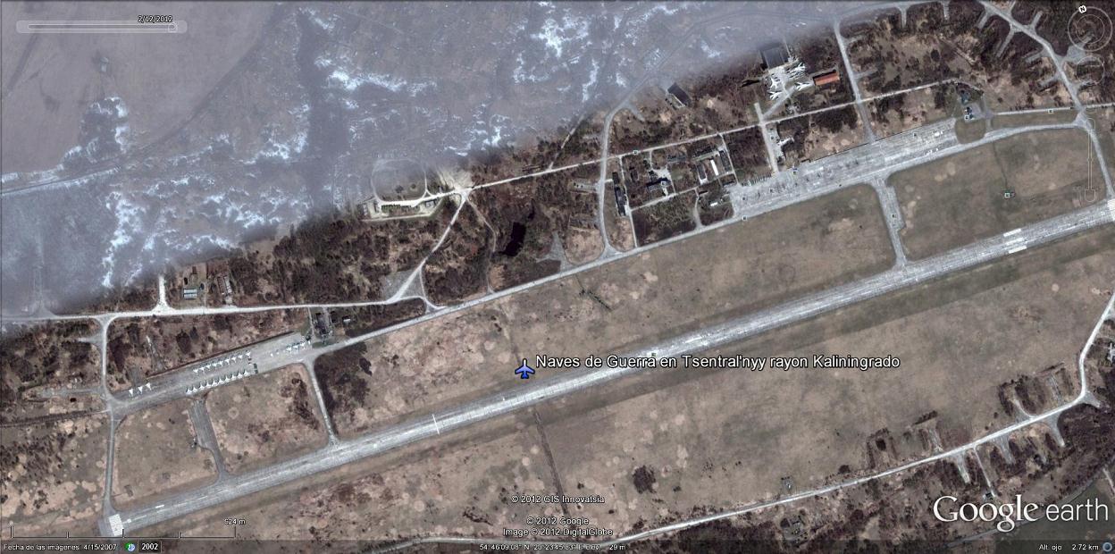 Bunkers y Naves de Guerra en Tsentral'nyy rayon Kaliningrado 0 - Aviones Militares y de Guerra