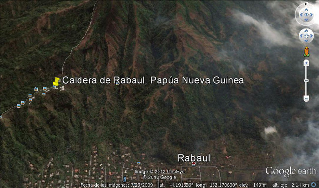 Caldera de Rabaul, Papúa Nueva Guinea 2