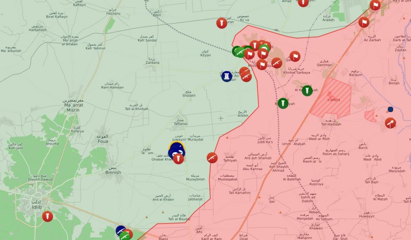 Campo de batalla de Idlib a 10-02-2020