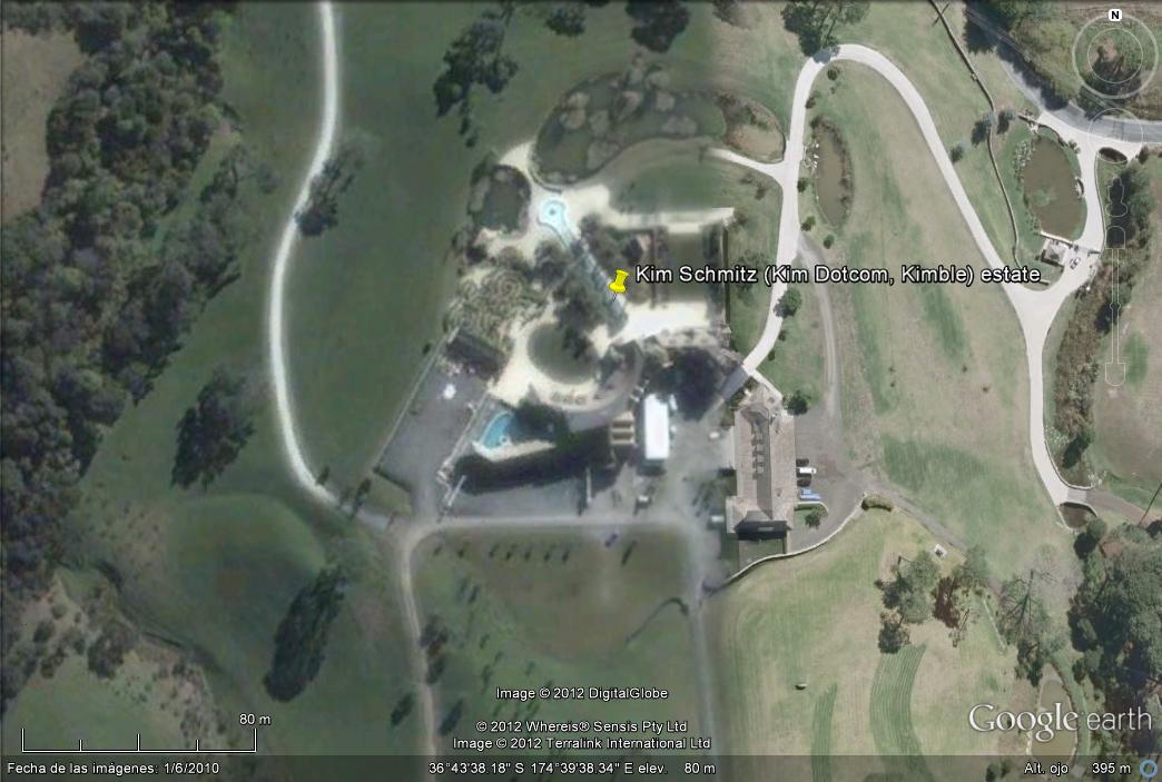 Casa de Kim Schmitz - el dueño de Megaupload 1 - Casa de John Travolta 🗺️ Foro General de Google Earth