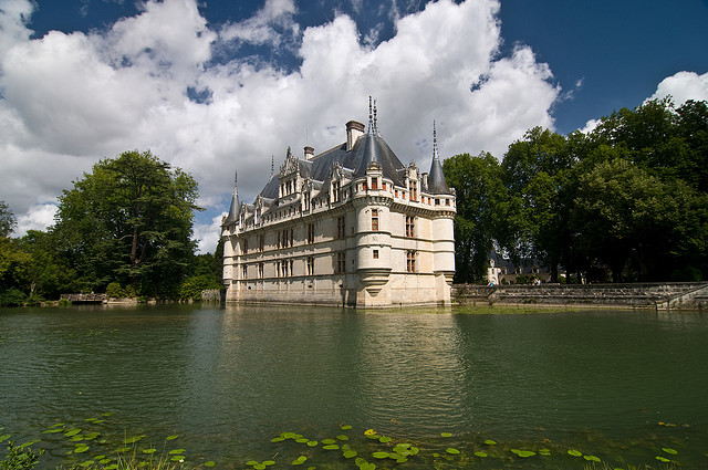 Castillo de Azay-le-Rideau, Paises del Loira, Francia 1