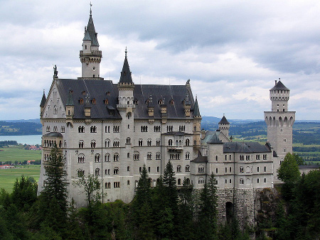 Castillo de Neuschwanstein,  Baviera, Alemania, 1