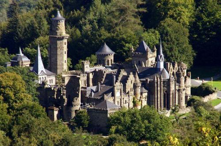 Castillo Löwenburg, Kassel-Wihelmshöhe, Alemania 1