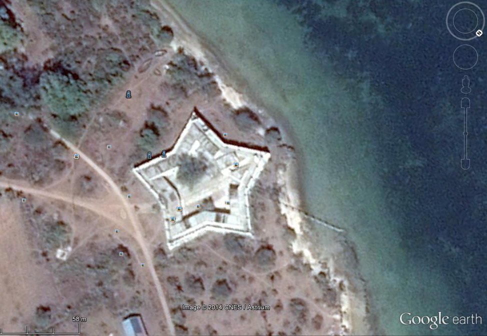 Castillo Mozambique - Concurso de Geolocalización con Google Earth