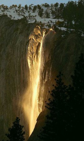 Cataratas Horsetail, Yosemite Firefall, California, EEUU 1