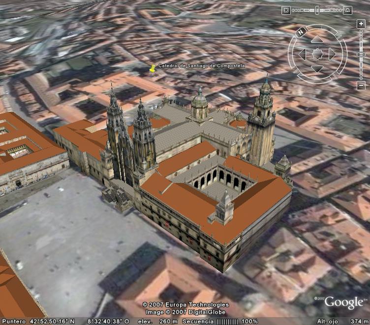 Catedral de Santiago de Compostela 0 - Catedrales de Sevilla 🗺️ Foro General de Google Earth