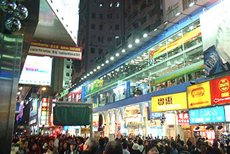 calle Causeway Bay, Hong Kong, China 2