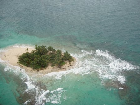 Isla donde se graba Supervientes - Cayo Paloma, Honduras 1