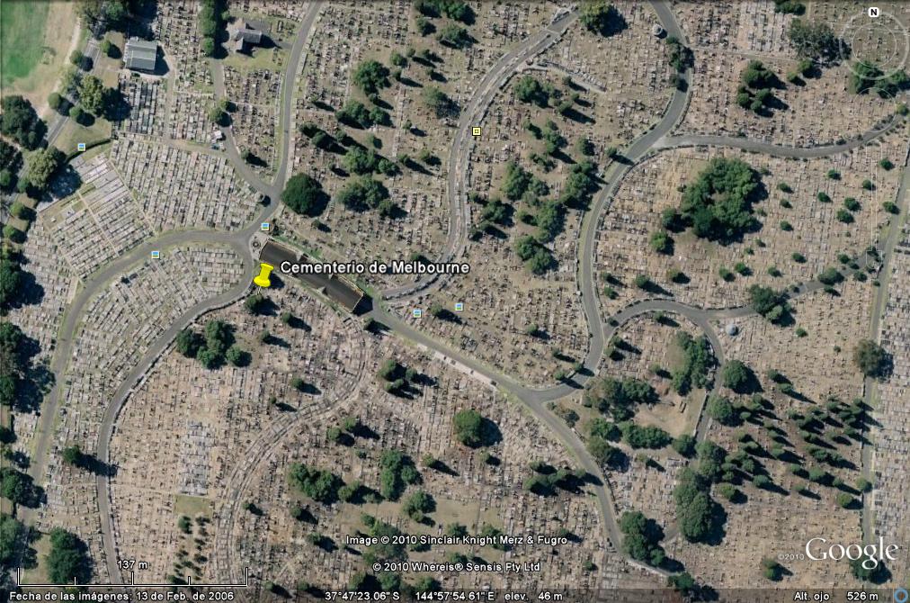 Cementerio de Melbourne - Cementerios 🗺️ Foro General de Google Earth