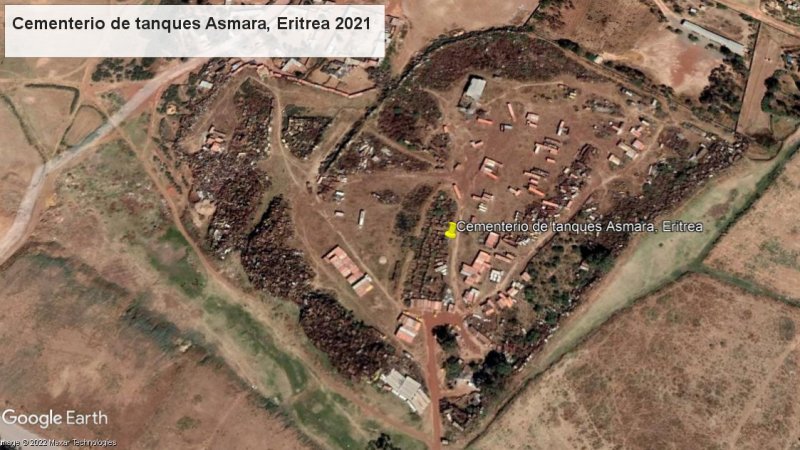 Cementerio de tanques Asmara, Eritrea 1 - Tanques Abandonados en la Guerra de los 6 días (1967) 🗺️ Foro Belico y Militar