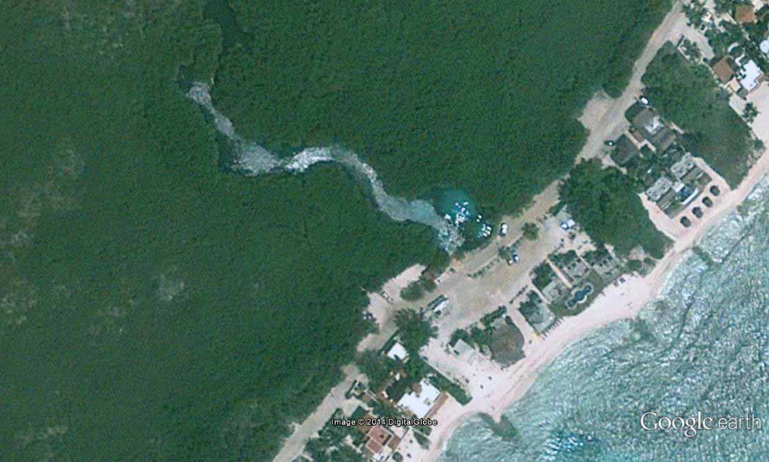 Cenote Manati - Casa Cenote - CENOTE DZITNUP - XKEKEN - XQUEQUEN 🗺️ Foro Google Earth para Viajar