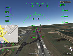 Modo Simulador de Vuelo con Google Earth