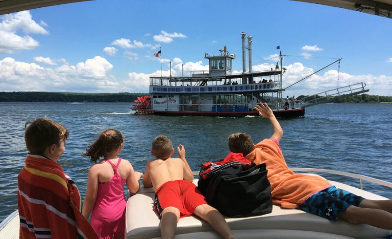 Chautauqua Belle Paddle Steamer, USA 1 - Barcos Rueda de Paleta o Vapor de ruedas