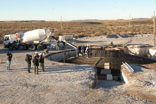 cimientos de un molino - Parques Eolicos, Molinos de Viento, Aerogeneradores