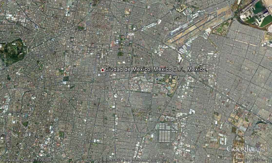 Ciudad de Mexico, Mexico D.F., Mexico. - Riviera Maya: Lugares de Interés 🗺️ Foro Google Earth para Viajar