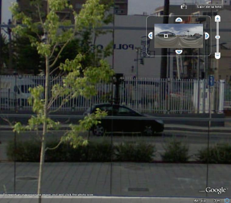 Autoretrato del coche de Street View