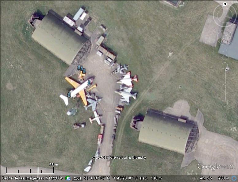 Coleccion de aviones en Boscombe Down - Inglaterra 1 - Colección de aviones al aire libre: Museos, Exposiciones...