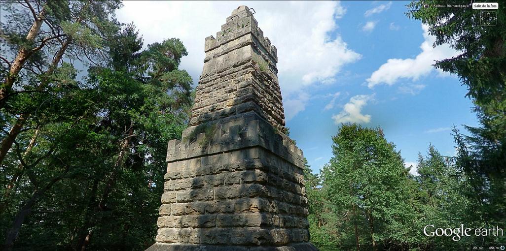 Keilhau Türingia Alemania y su Columna Bismarck 0 - La torre de Bismarck de madera en Meiningen 🗺️ Foro de Historia