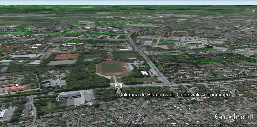 Columna de Bismarck de Greifswald Vorpommern 1 - Torre Bismarck en Lahstedt-Oberg-Niedersachsen 🗺️ Foro de Historia