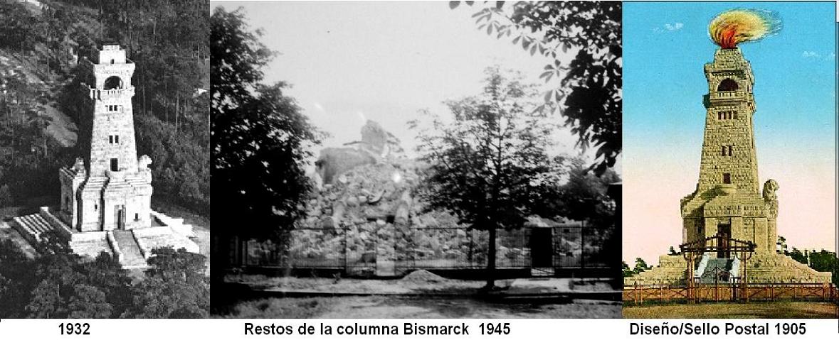 La columna de Bismarck en Köpenick Berlín 0 - La torre de Bismarck en Calbe / Saale 🗺️ Foro de Historia