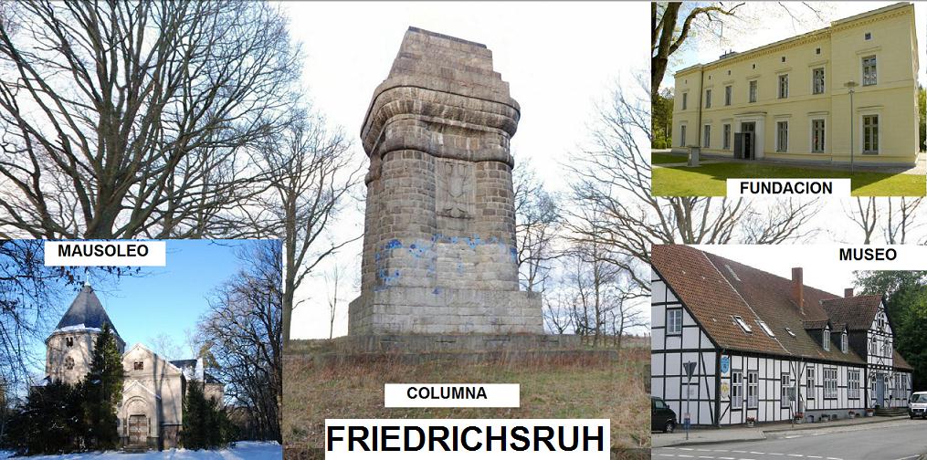 Columna Bismarck en Friedrichsruh Schleswing-Holstein 0 - Torre Bismarck de Apolda Türingia 🗺️ Foro de Historia