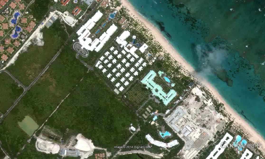 COMPLEJO RIU PUNTA CANA - Hotel Ocean Blue, Republica Dominicana 🗺️ Foro Google Earth para Viajar