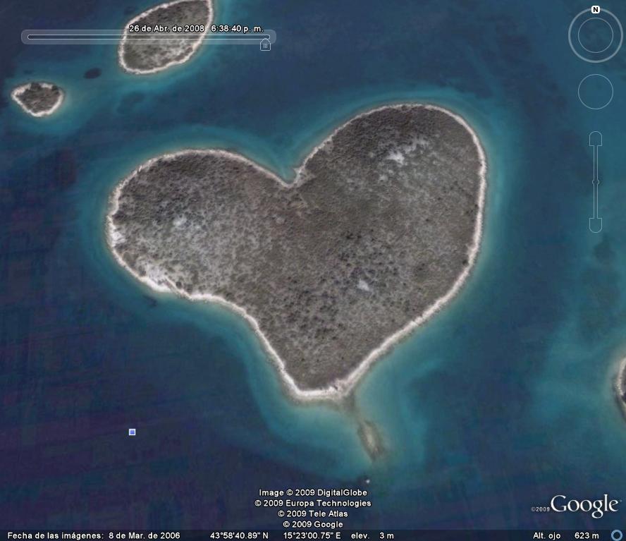 Isla con forma de Corazón